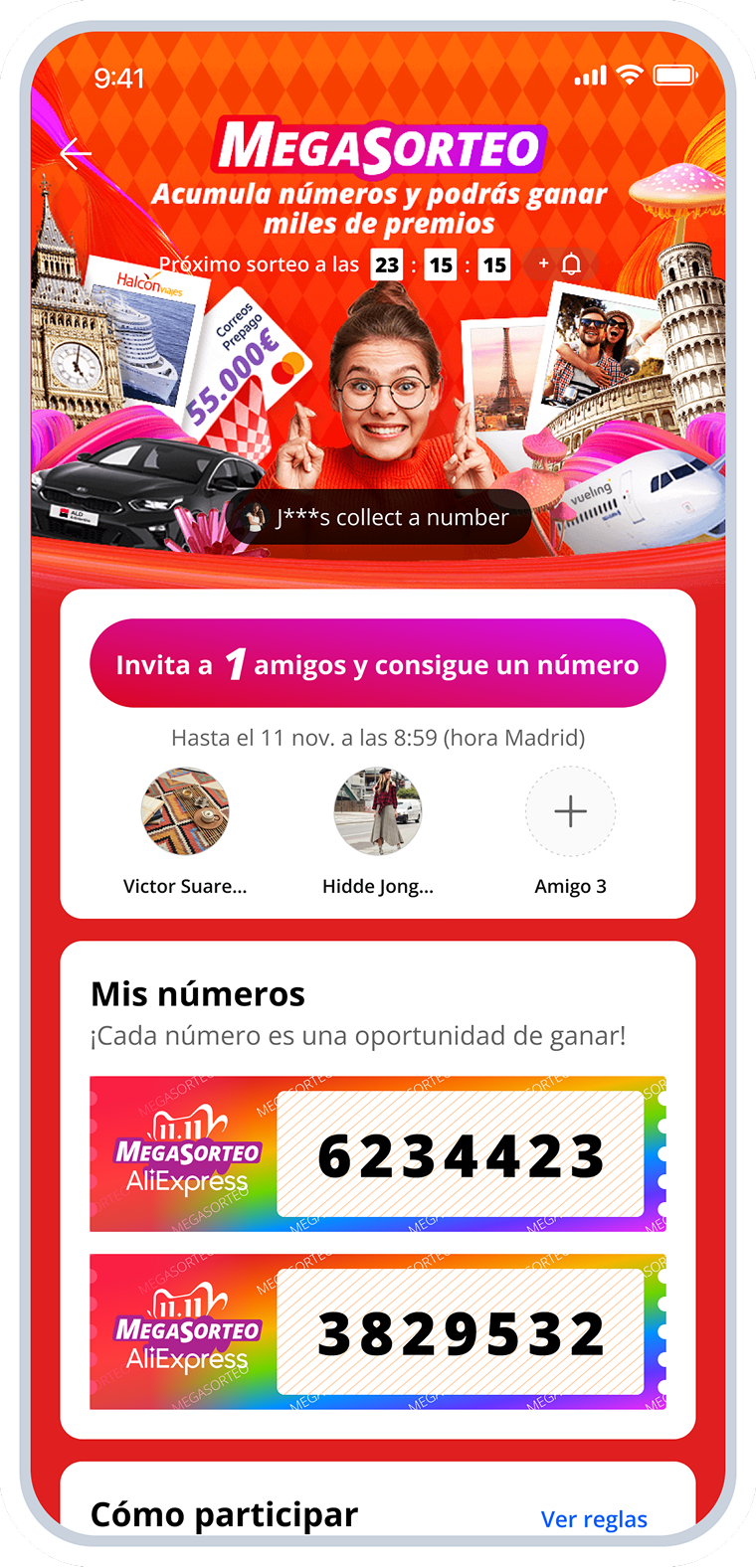 Localized promotion campaign interface